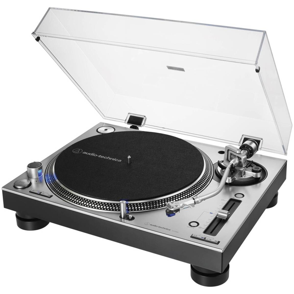 Audio-Technica AT-LP140XPSVE Silver Pro Direct Drive Turntable - Image 2