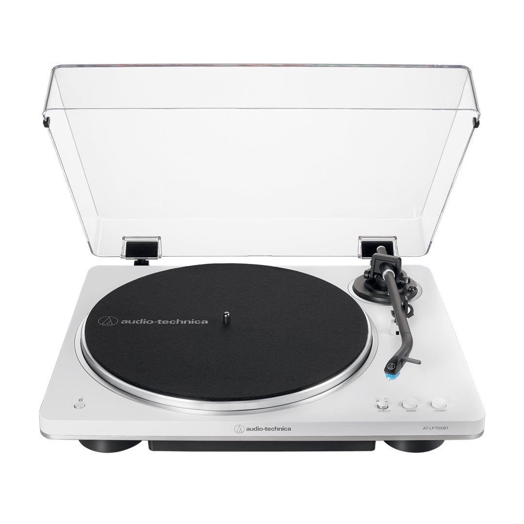 Audio-Technica-AT-LP70XBTWS-Wireless-Belt-Drive-Turntable-Top-Front- Audio-Technica AT-LP70XBTWS Wireless Belt-Drive Turntable - Image 1