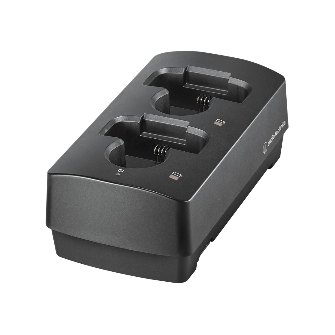 Audio-Technica-ATW-CHG3a-Two-bay-Charging-Station-Top-Front- Audio-Technica ATW-CHG3a Two-bay Charging Station - Image 1