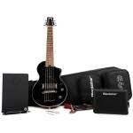 CARRY-ON-DLX-JB Mini Guitar Deluxe Pack Jet Black
