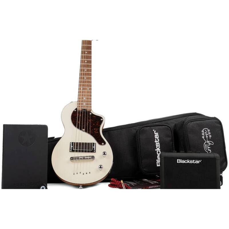 CARRY-ON-DLX-VW Mini Guitar Deluxe Pack Vintage White