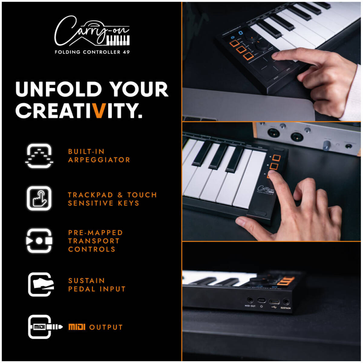 CARRY-ON-FC49 49-key Folding Controller - Image 4