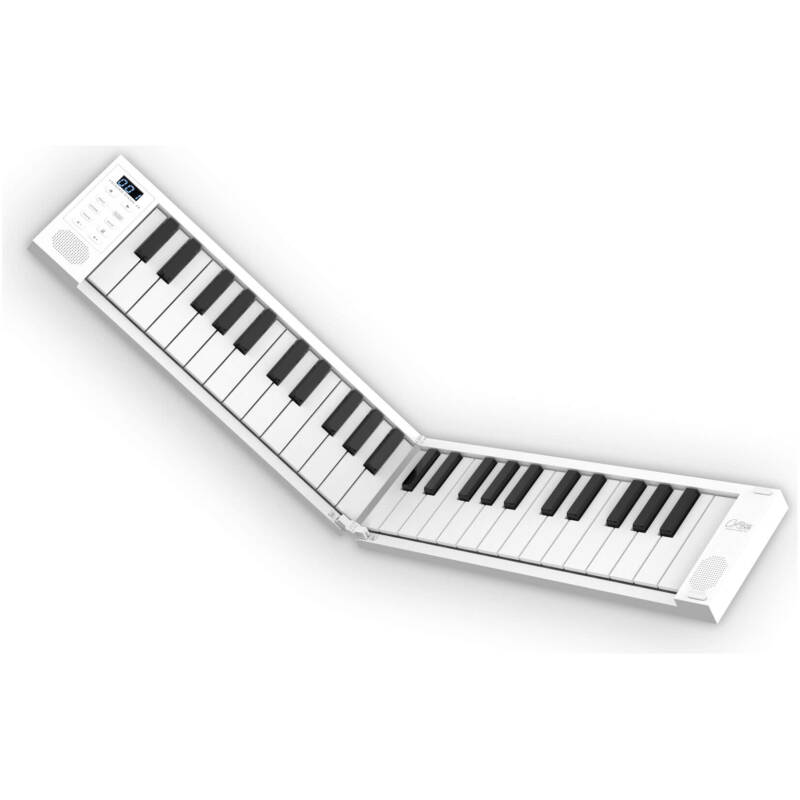 CARRY-ON-FP49 Key Folding Piano White