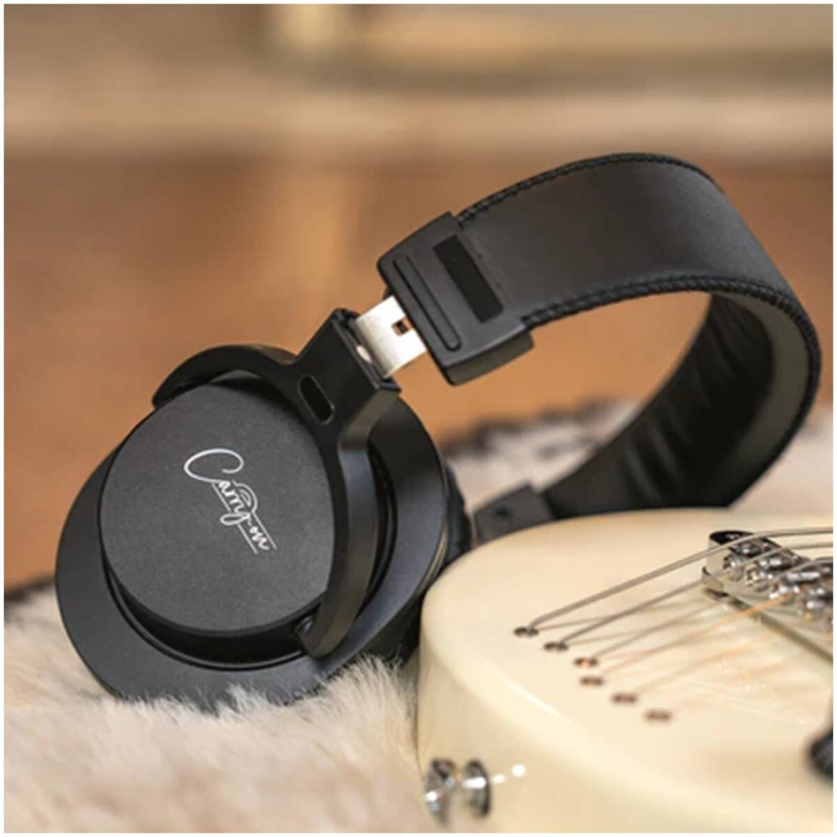 CARRY-ON-SH100BK Folding Studio Headphones Black - Image 3