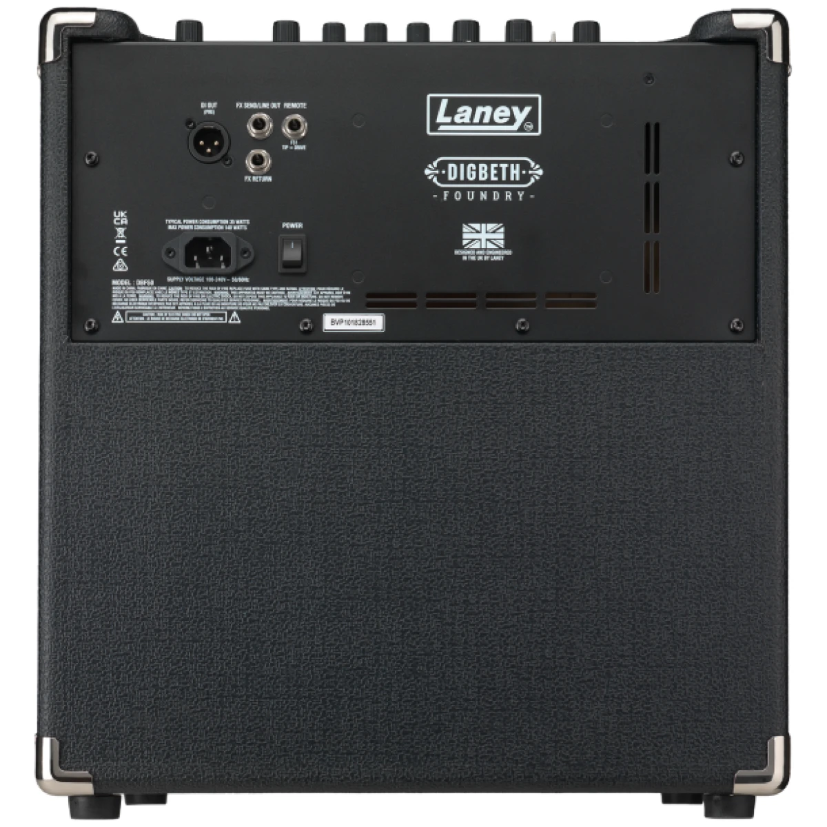 Laney Digbeth Foundry DBF50 50-watt 1 x 10-inch Bass Combo Amplifier - Image 4