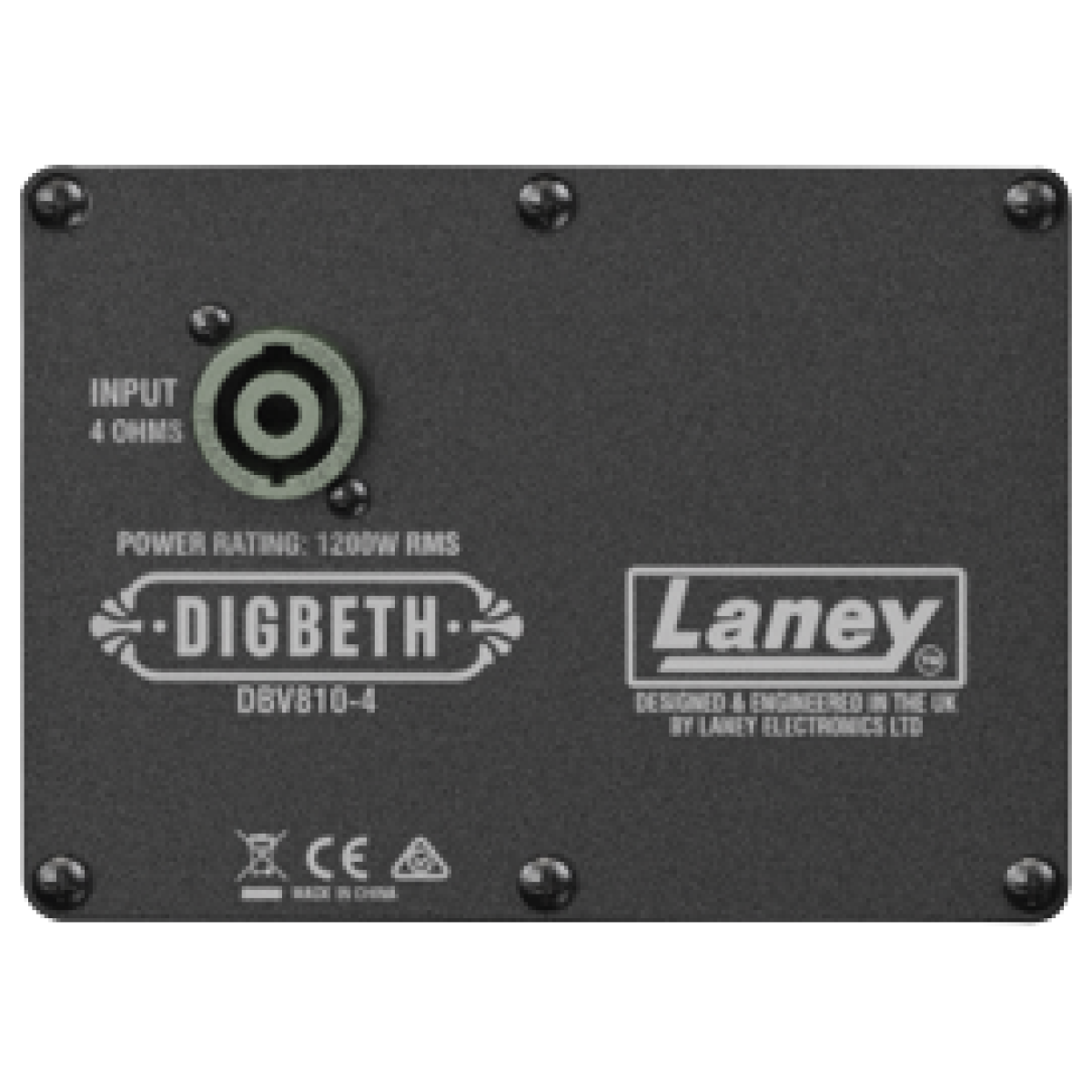 Laney Digbeth DBV810-4 1,200-watt 8 x 10-inch Bass Cabinet - Image 5