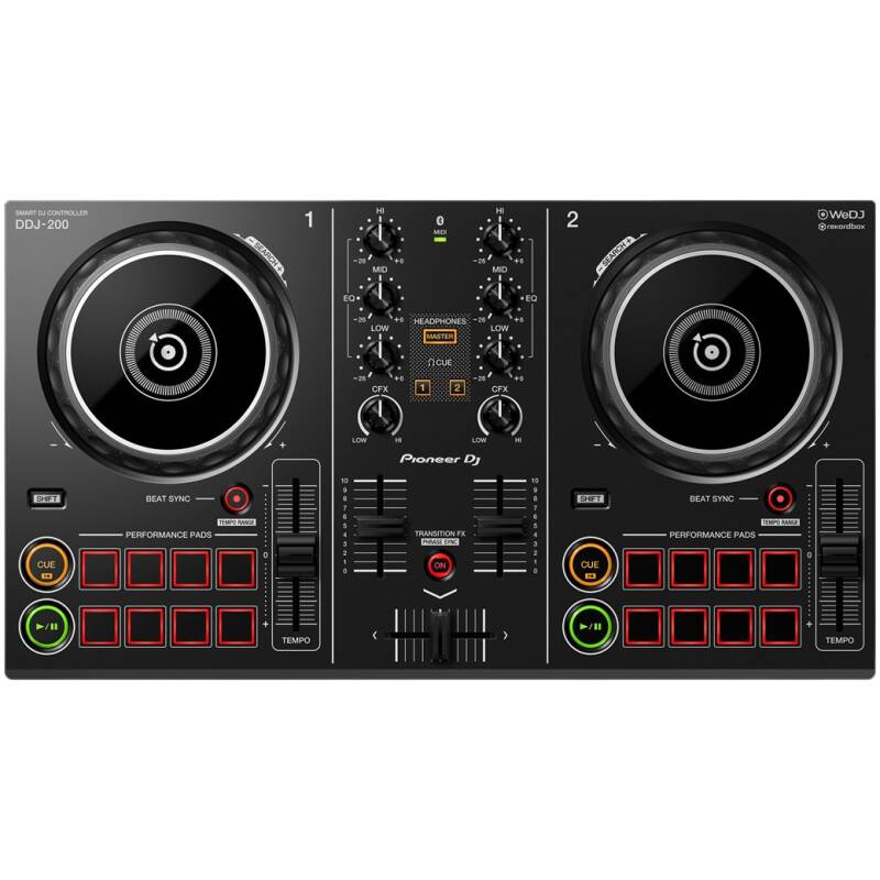Pioneer DJ DDJ-200 2-channel Smart DJ Controller