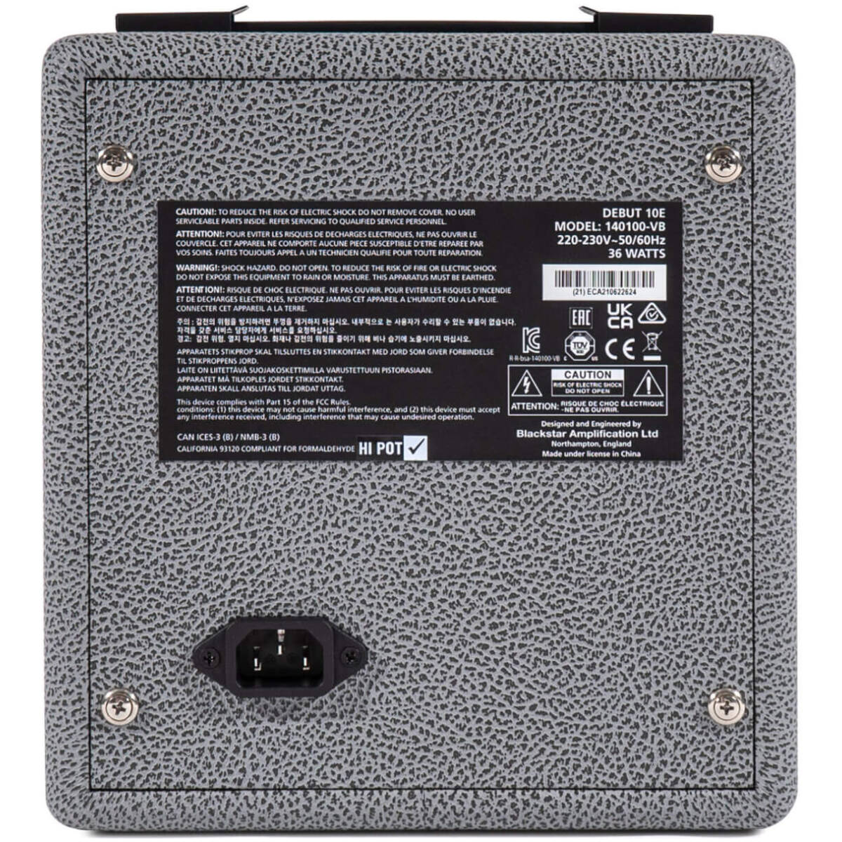 Blackstar DEBUT-10E-BG Bronco Grey Guitar Amplifier - Image 5