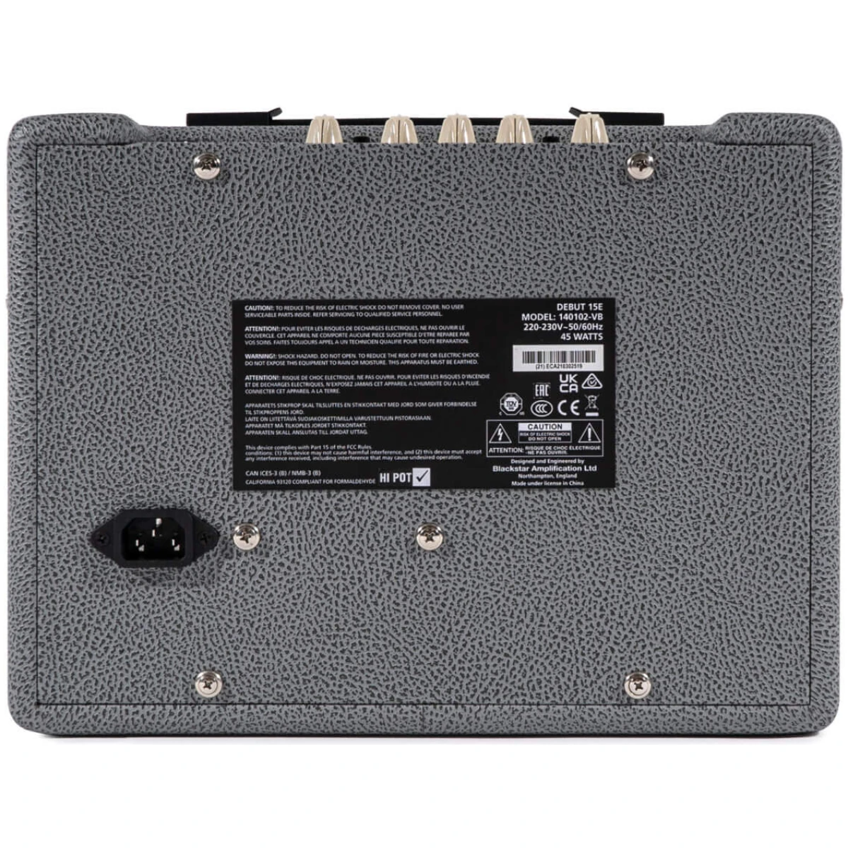 Blackstar DEBUT-15E-BG Branco Grey Guitar Amplifier - Image 5