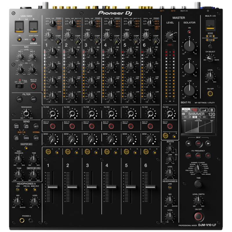 Pioneer DJ DJM-V10-LF Creative Style 6-channel Professional DJ Mixer