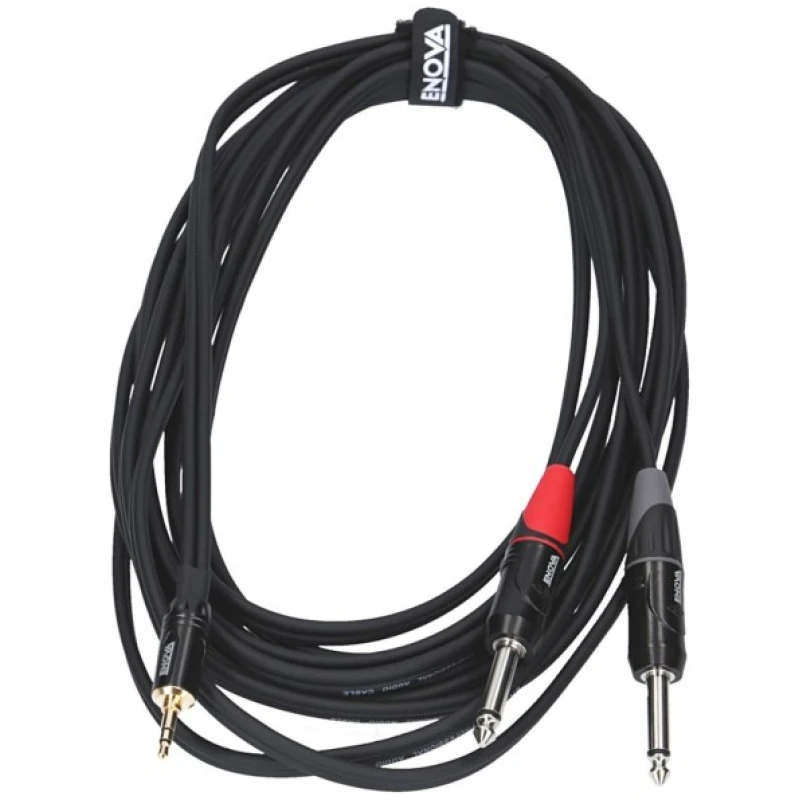 EC-A3-PSMPLM-3 - 3m Jack 3.5 mm 3 Pole to 1/4'' plug adapter