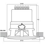 Monacor EDL-204 Ceiling Speaker - Image 3