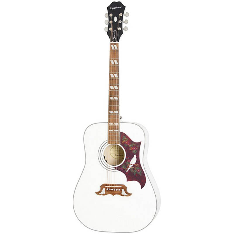 Epiphone EEDV-AW Dove Studio Ltd Ed Acoustic/Electric Alpine White