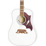 Epiphone EEDV-AW Dove Studio Ltd Ed Acoustic/Electric Alpine White - Image 3