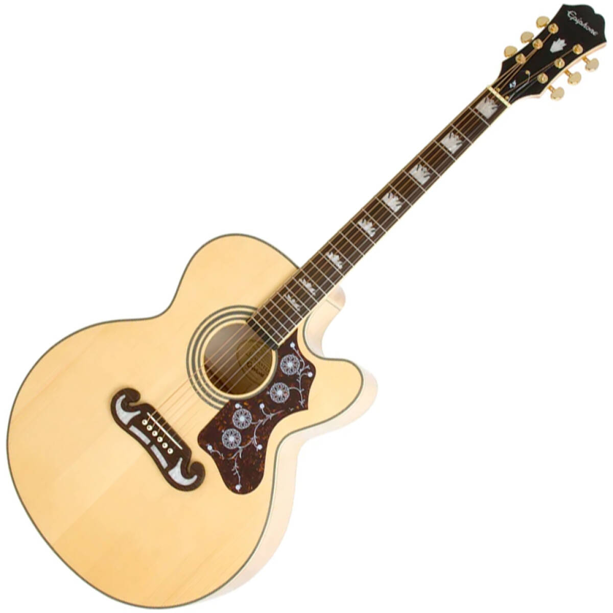 Epiphone EEJ2-VN J-200 EC Studio A/E Vintage Natural - Image 3
