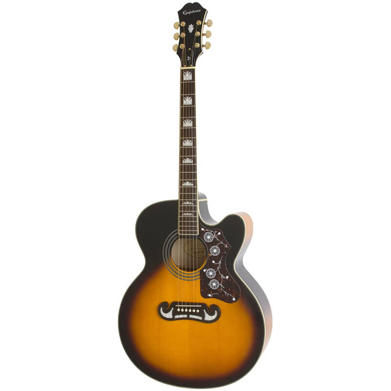 Epiphone EEJ2-VS J-200 EC Studio A/E Vintage Sunburst