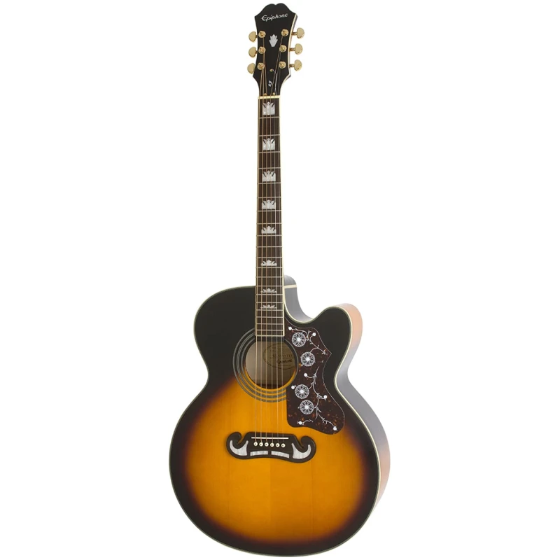Epiphone EEJ2-VS J-200 EC Studio A/E Vintage Sunburst