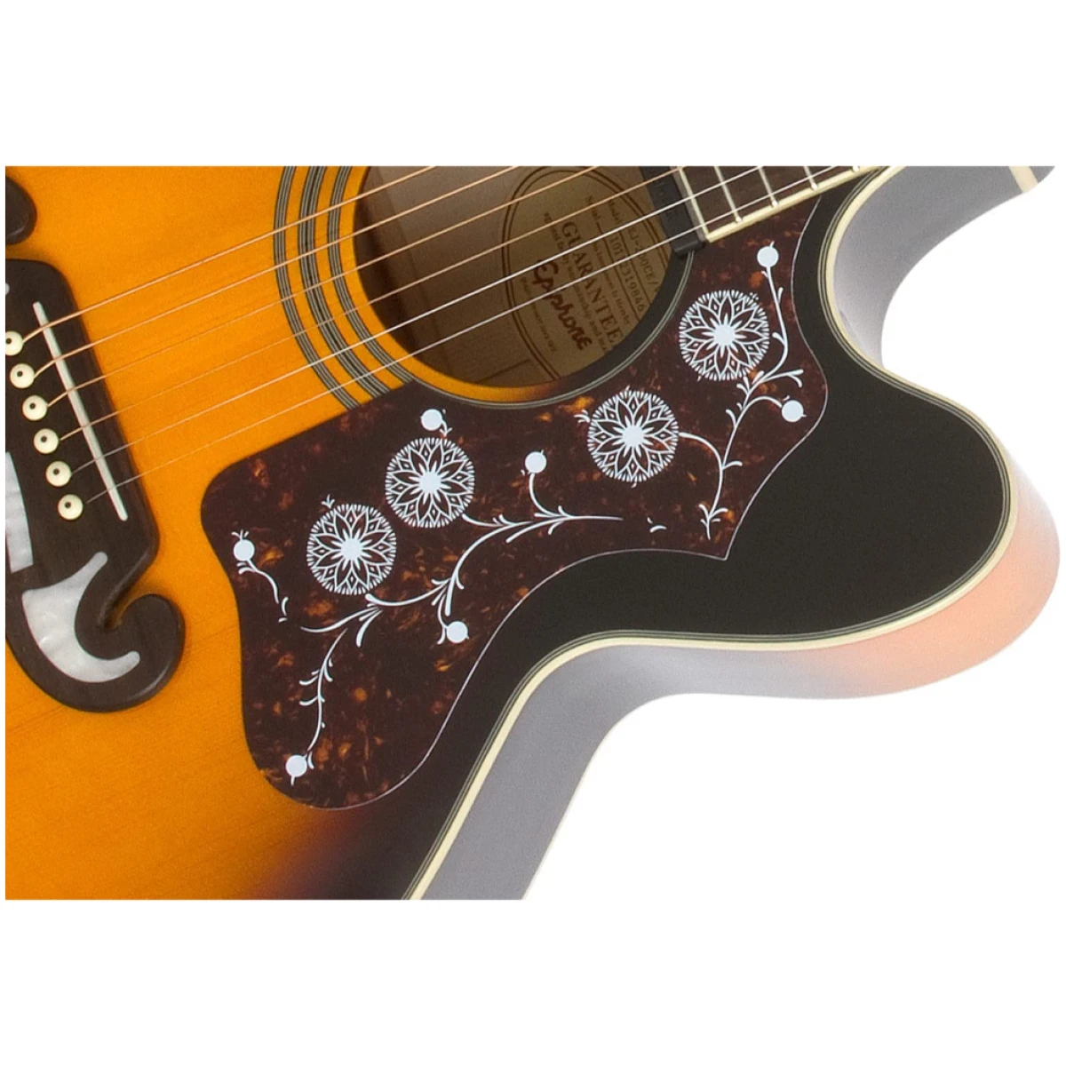Epiphone EEJ2-VS J-200 EC Studio A/E Vintage Sunburst - Image 4