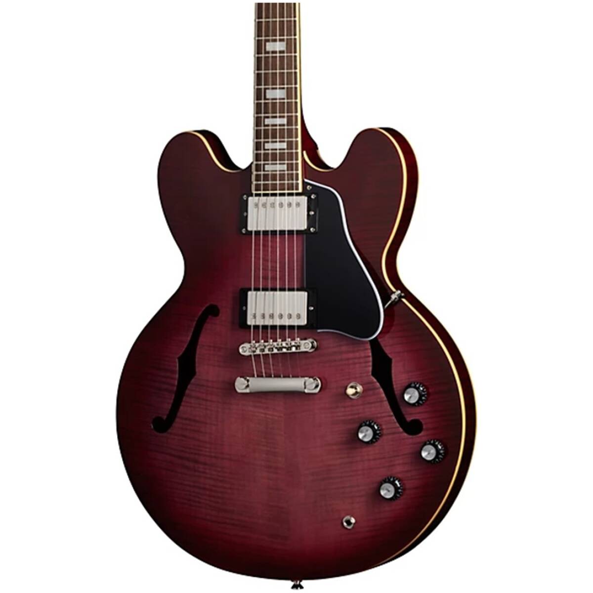 Epiphone EIES335F-PRB ES335 Figured Semi-Hollow Body Raspberry Burst - Image 3