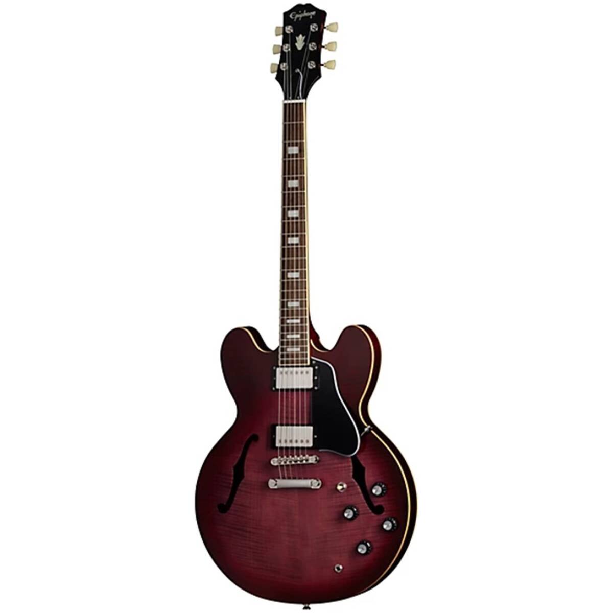 Epiphone EIES335F-PRB ES335 Figured Semi-Hollow Body Raspberry Burst - Image 2