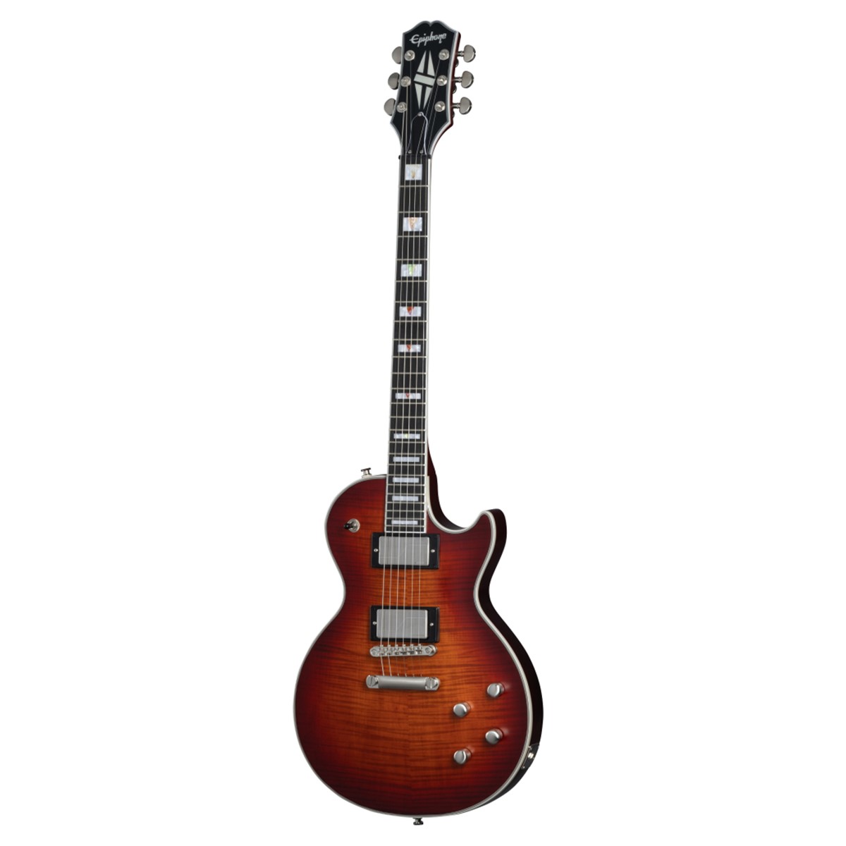 EILPY-ABT-L.Paul-Prophecy-Aged-Bengal-Tiger-Burst Epiphone EILPY-ABT L.Paul Prophecy Aged Bengal Tiger Burst + Bag - Image 1