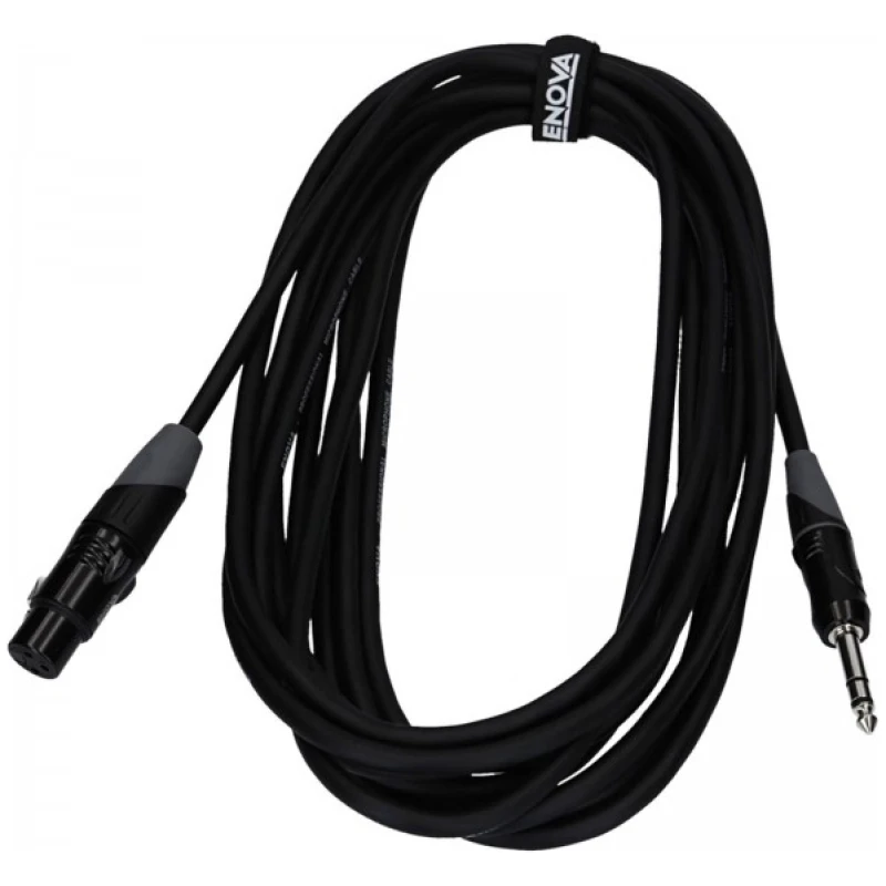 Enova EC-A1-XLFPLM3-1 - 1m XLR Female to1/4'' Pole Mic Cable