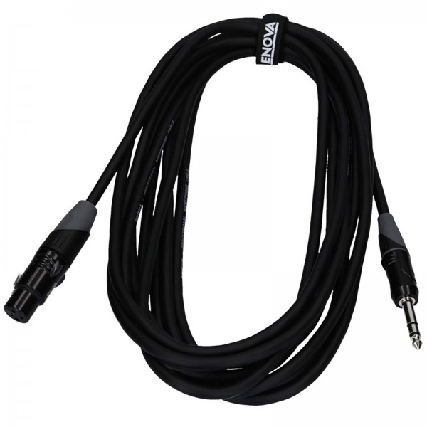 ENOVA-Audio-Kabel-EC-A1-XLFPLM3-6-without-Sleeve_600x600-1 EC-A1-XLFPLM3-10 - 10m XLR Female to1/4'' Pole mic cable;3-pin - Image 1