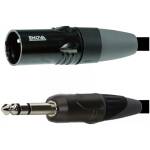 Enova EC-A1-XLMPLM3-1 - 1 m XLR male to 1/4" Plug 3 Pole Mic Cable - Image 3