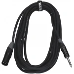 Enova EC-A1-XLMPLM3-1 - 1 m XLR male to 1/4" Plug 3 Pole Mic Cable