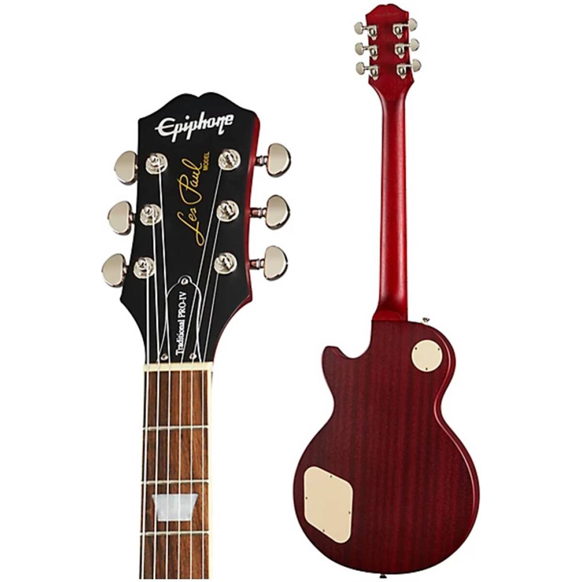 Epiphone ENT3-WRS Wine Red L.Paul Traditional Pro III - Image 5