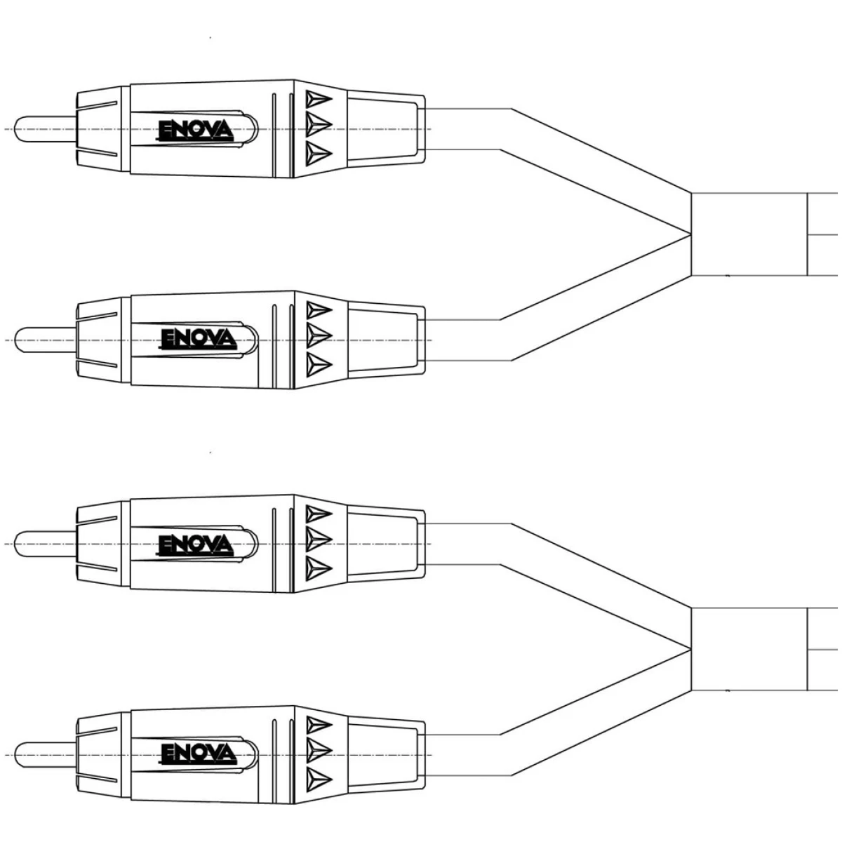 Enova EC-A3-CLMM-1 1m RCA Cable Stereo - Image 4