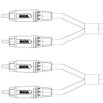 Enova EC-A3-CLMM-1 1m RCA Cable Stereo - Image 4