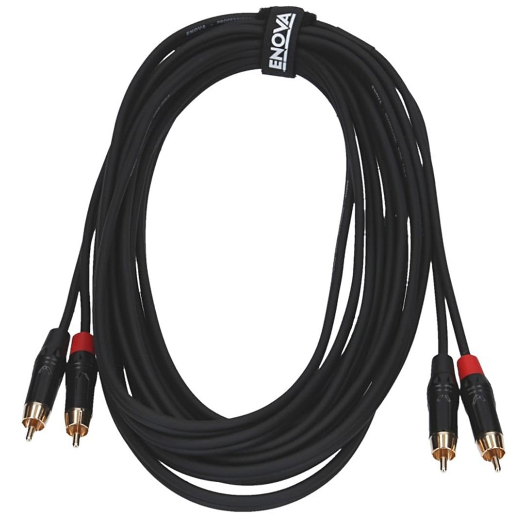 Enova-EC-A3-CLMM-6-6m-RCA-Stereo-Cable-Front Enova EC-A3-CLMM-6 6m RCA Stereo Cable - Image 1