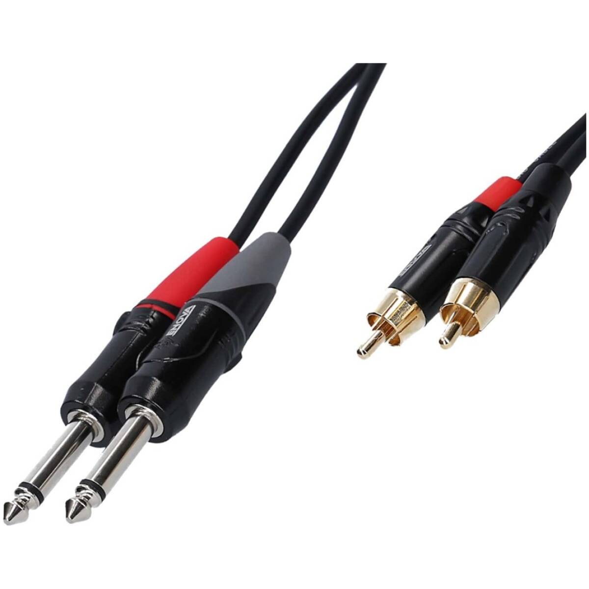 Enova EC-A3-CLMPLM-6 6m RCA Jack Adapter Cable Stereo - Image 2