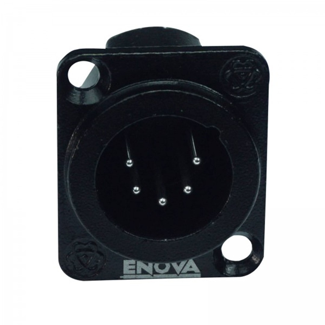 Enova-XL-15MB-XLR-5-Pin-Chassis-Connector-Front- Enova XL-15MB XLR 5-Pin Chassis Connector - Image 1