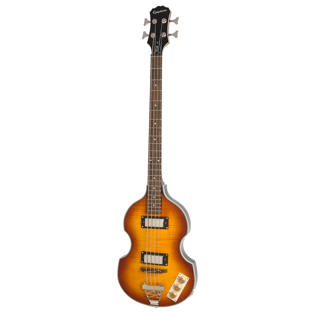 Epiphone-EBVI-VS-Viola-Bass-Vintage-Sunburst-Front- Epiphone EBVI-VS Viola Bass Vintage Sunburst - Image 1