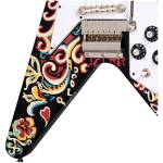 Epiphone ECJHFV-EB Jimi Hendrix Love Drops Flying V Ebony - Image 5