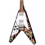 Epiphone ECJHFV-EB-L Jimi Hendrix Love Drops Flying V Ebony-L - Image 2