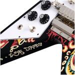 Epiphone ECJHFV-EB-L Jimi Hendrix Love Drops Flying V Ebony-L - Image 5