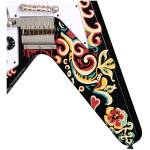 Epiphone ECJHFV-EB-L Jimi Hendrix Love Drops Flying V Ebony-L - Image 6