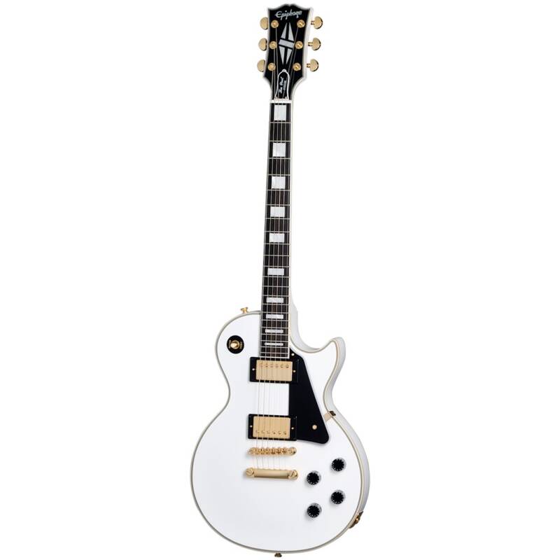 Epiphone ECLPC-AW Les Paul Custom Alpine White Incl Case