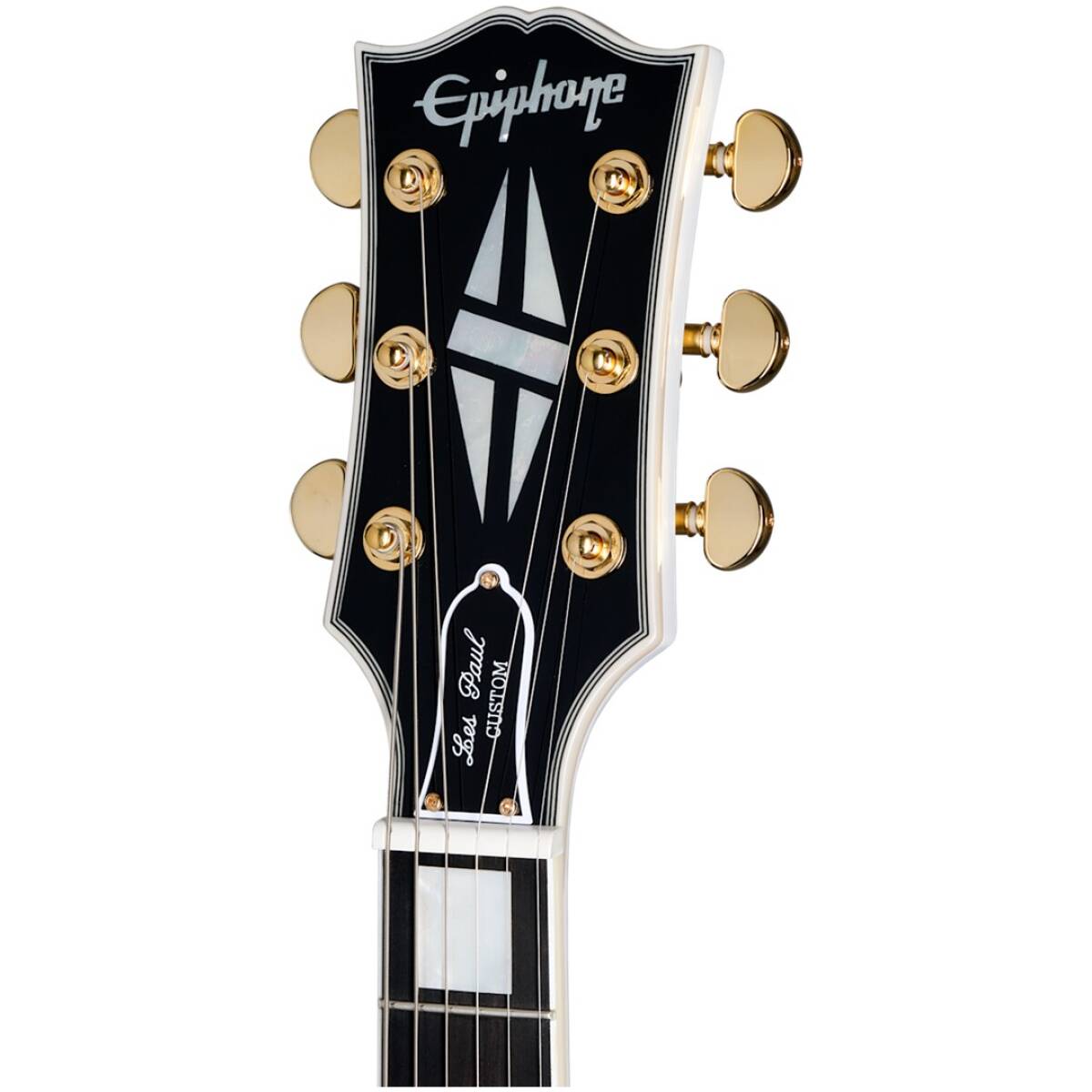 Epiphone ECLPC-AW Les Paul Custom Alpine White Incl Case - Image 6