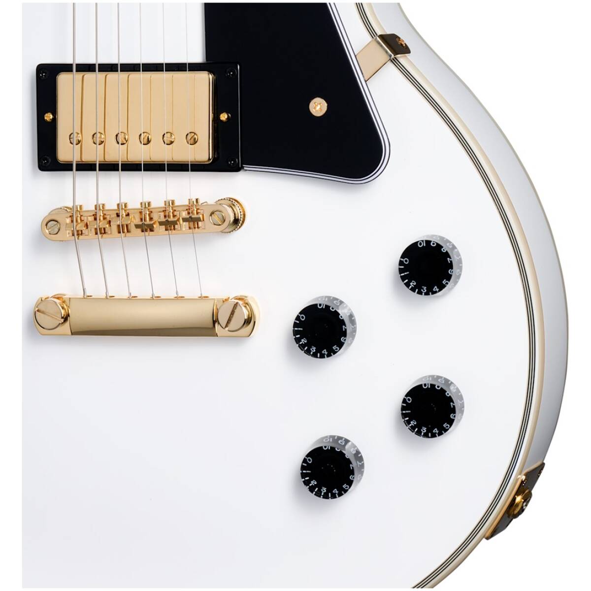 Epiphone ECLPC-AW Les Paul Custom Alpine White Incl Case - Image 3