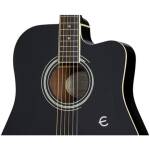 Epiphone EEFT-EB Songmaker Deluxe FT-100CE Ebony - Image 2