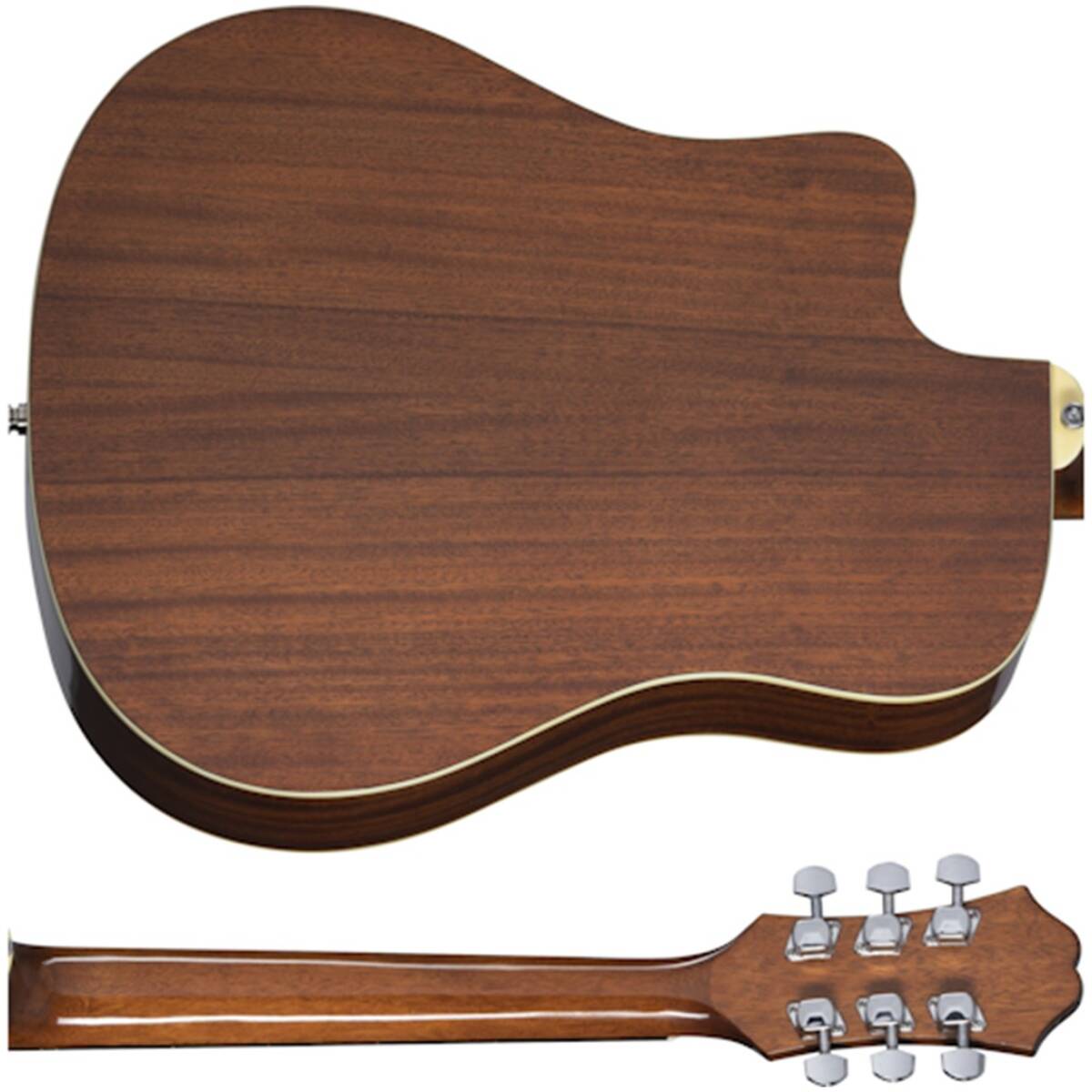 Epiphone EEFT-VS Songmaker Deluxe FT-100CE Vin Sunburst - Image 6