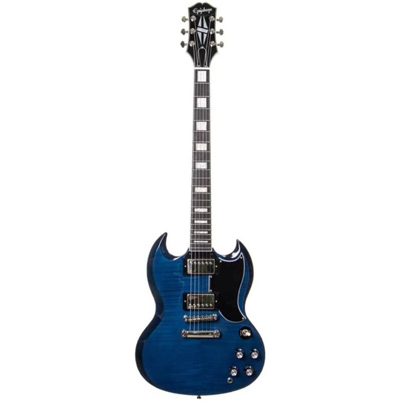 Epiphone EI-SGCF-VPB SG Custom Viper Blue +Bag