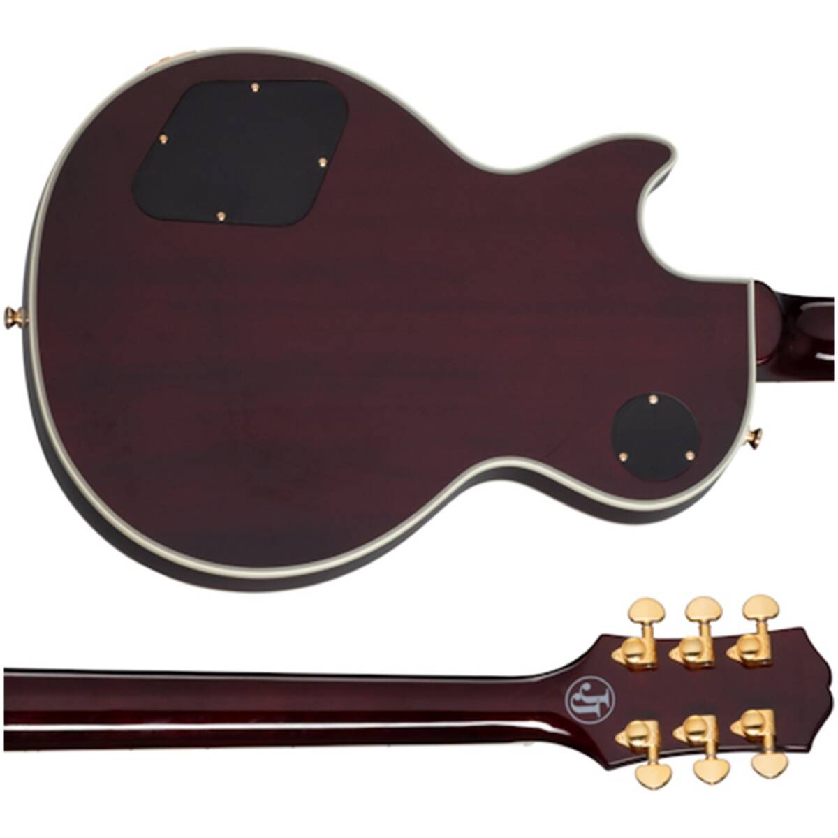 Epiphone EILCJC-WR Jerry Cantrell Wino L.Paul Custom+Case - Image 5