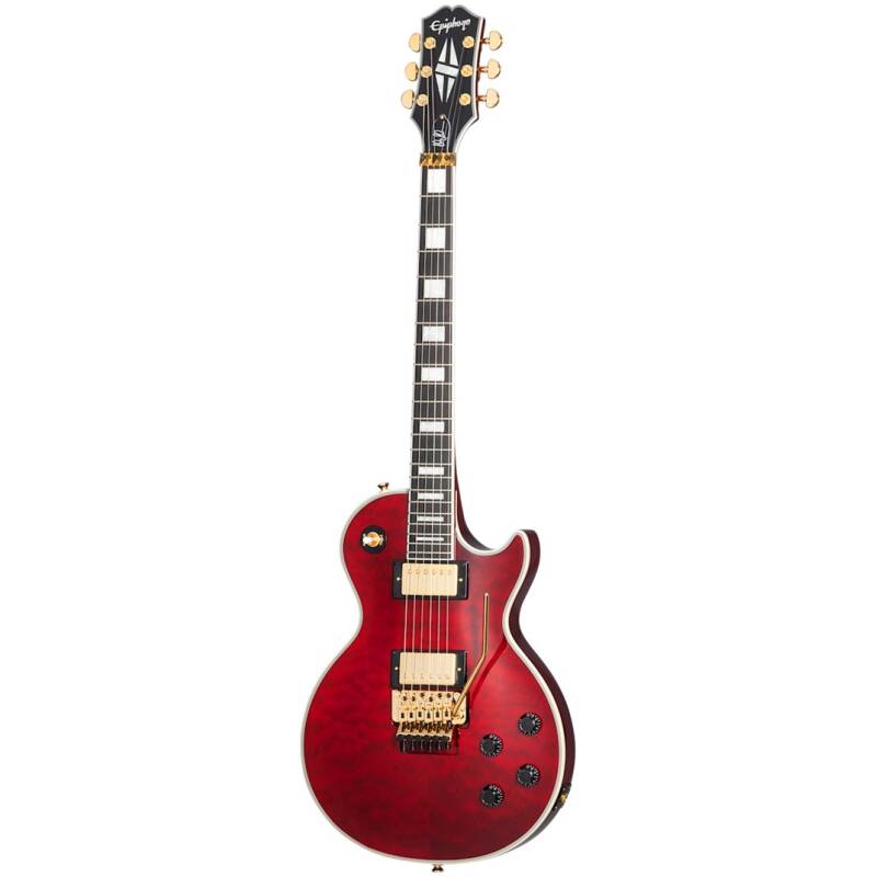 Epiphone EILPACQAL-RUB Alex Lifeson L.Paul Axcess Ruby