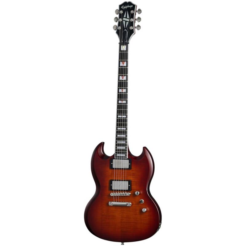 Epiphone EISGY-ABT SG Prophecy Aged Bengal Tiger Burst+Bag