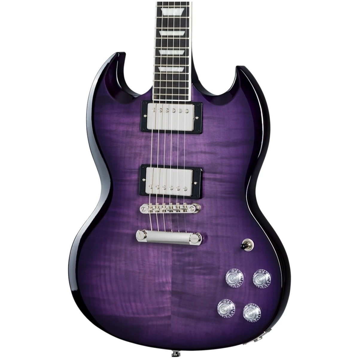 Epiphone EISM-PRB SG Modern Figured Purple Burst Incl Bag - Image 2